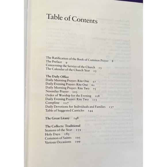 The Book of Common Prayer (1979, Hardcover) Episcopal Church Pew Edition Red - Picture 9 of 10